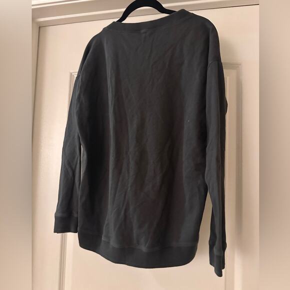 Aether Dark Gray Long Sleeve sweatshirt size small / 1 - Picture 4 of 4